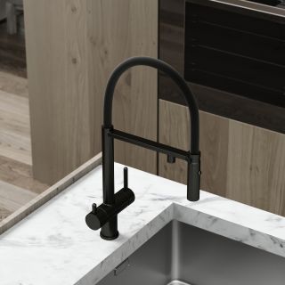 Смеситель для кухни Sancos Imola SC4010MB чёрный матовый